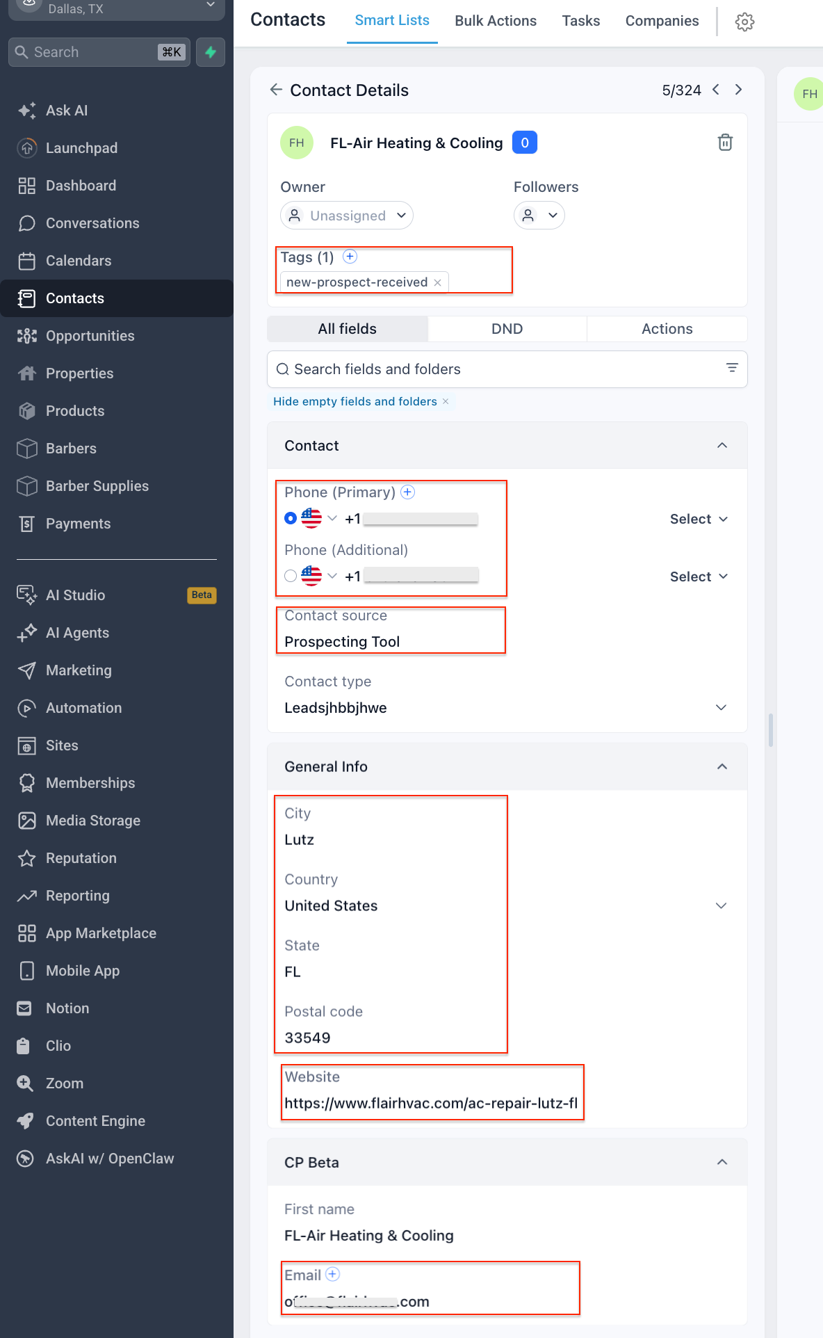 Prospecting crea contactos más completos en tu CRM